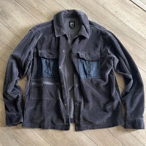 Brain Dead corduroy jacket charcoal gray